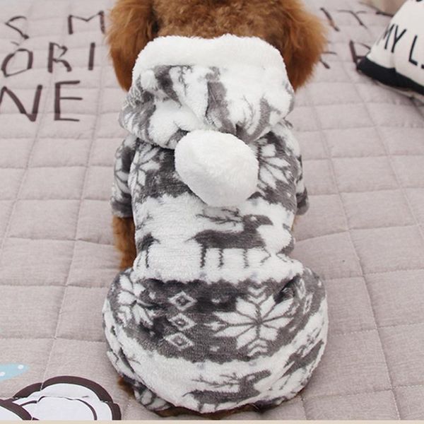 

dog apparel clothes jumpsuit hoodie coat print profession puppy portable pet supplies winter warm