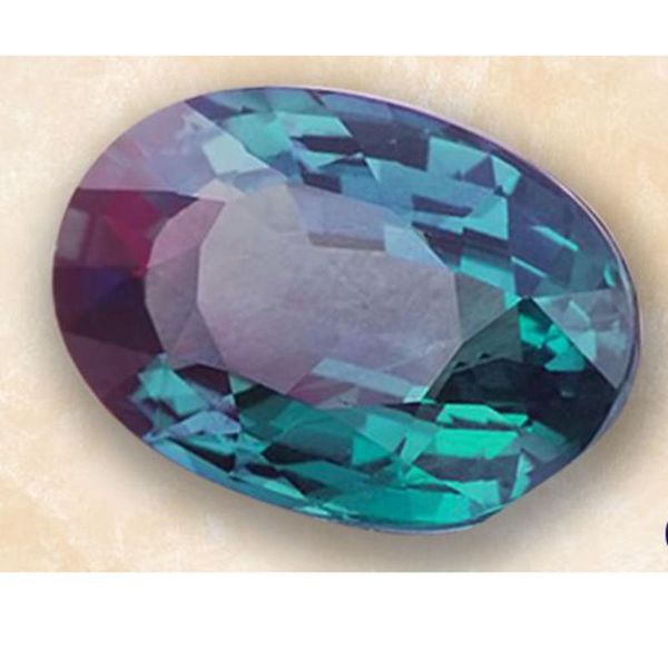 

loose diamonds 9x11mm 3.5 ct oval alexandrite gemstones beautiful chameleon stone, Black