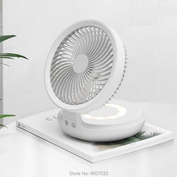 

electric fans air circulation fan charging folding shaking head portable wall-mounted deskusb small car office home use