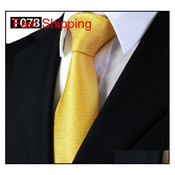 

wholesale gold yellow orange mens ties neckties paisley floral solid stripes 100% silk jacquard woven tie sets qylcbq bdefashion, Blue;purple