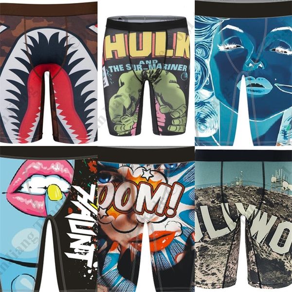 

mens ethika boxers shorts underwears sports hip hop street fashion staple underwear skateboard quick dry panties shorts swim trunks c111909, Camo