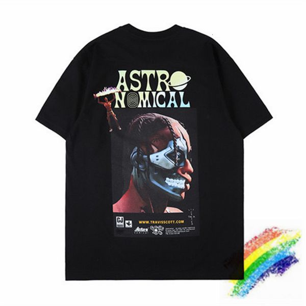 

2021 new cactus jack travis scott t shirt men women t-shirt tees agks, White;black
