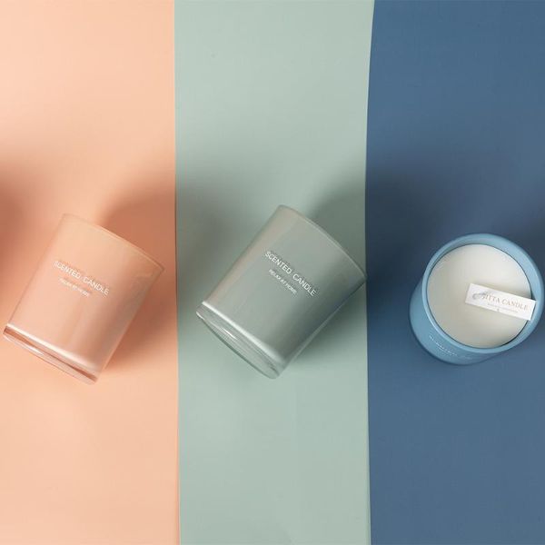 

candles romantic scented candle cup jar soy wax creative gift box for valentines day home decorative