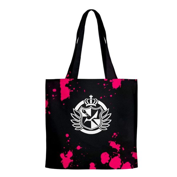 

backpack fadun danganronpa fashion handbags cloth canvas tote bag 3d print shopping bags reusable shoulder shopper casual pacakge