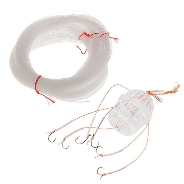 

fishing hooks 1 pcs 100 meters clear nylon string 1mm diameter boat/cast line & explosion hook