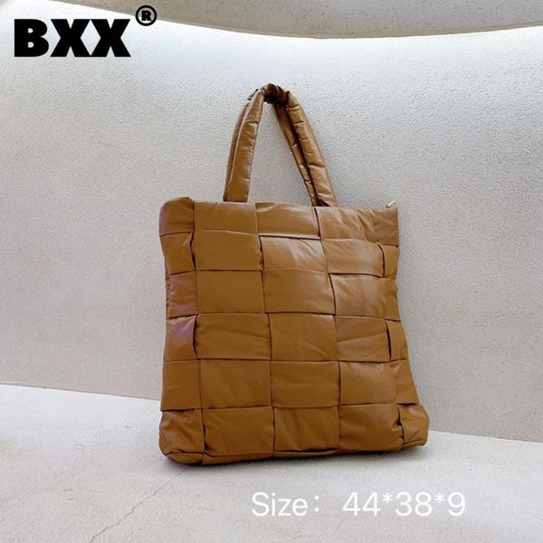 

evening bags [bxx] woman retro weave handbag tote bag pu leather personality all-match crossbody shoulder fashion winter 2021 gf0671