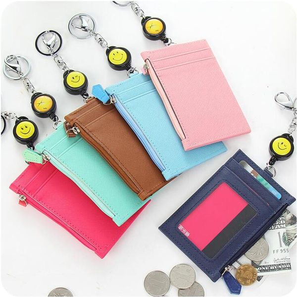 

card holders credit id holder women passport cover case zipper cards minimalist wallet for credits collection binder, Brown;gray