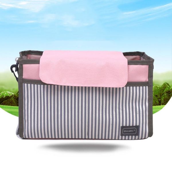 

diaper bags mummy backpack baby stroller portable nappy bag waterproof hanging basket travel feeding bottle storage