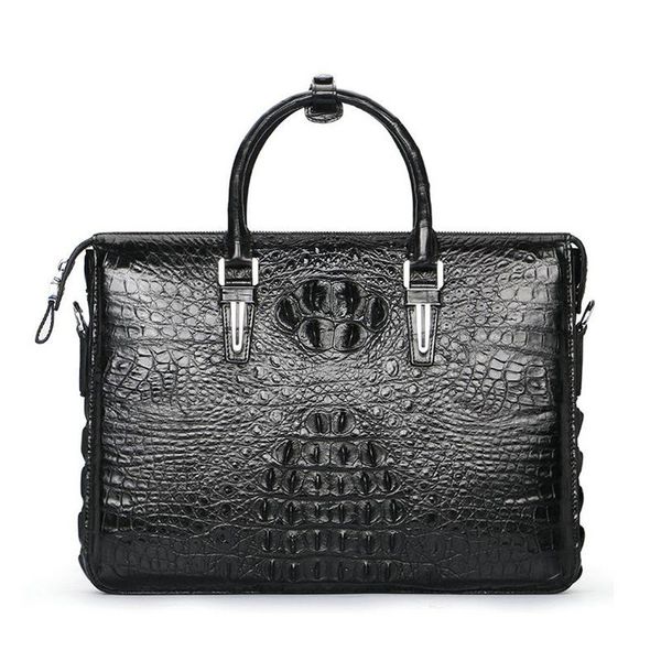 

briefcases herrentaschen 2021 neue flut thailand siamesisches krokodilleder echtleder herren business handtasche aktentaschen