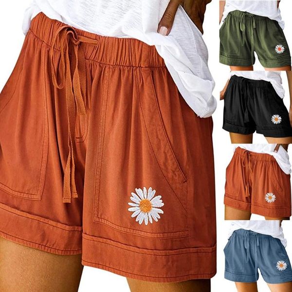 

women high waist embroidery shorts fashion streetwear, White;black