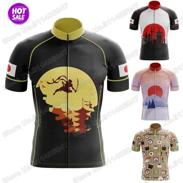 

racing jackets maillot 2021 japan mens cycling jersey short sleeve summer clothing road bike shirt bicycle mtb wear uniform, Black;red
