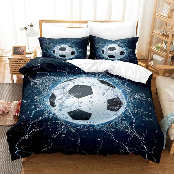 

bedding sets football set single twin full  king size sports enthusiasts fans bed kid's kid bedroom duvetcover 010
