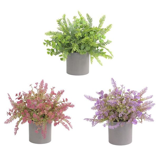 

1 bundle romantic artificial plant for wedding decorative flower vase for home decor artificial flowers grain home office