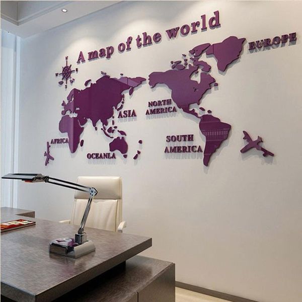 

wall stickers large 3d sticker acrylic letters art mural home deco bedroom living room classroom office bar restaurant