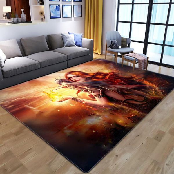 

carpets cartoon anime 3d printing child for living room bedroom decor carpet soft flannel baby crawl mat kids play area rug