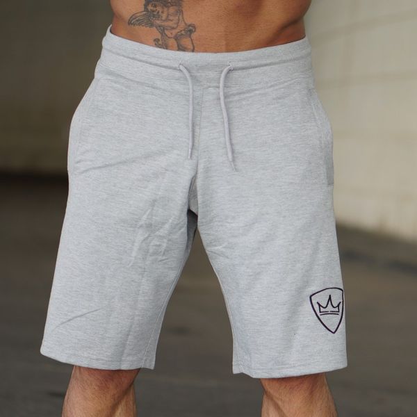

2021 men summer new loose cotton shorts man gyms fitness knee length sweatpants male jogger workout crossfit brand short pants ca8v, White;black