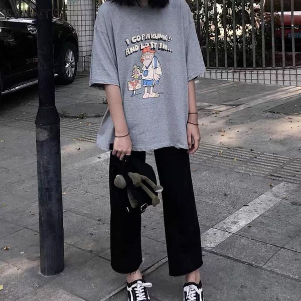 

women's tracksuits women sets korean simple leisure summer cute preppy girls outfits harajuku print chic t-shirt stylish basic womens w, Gray