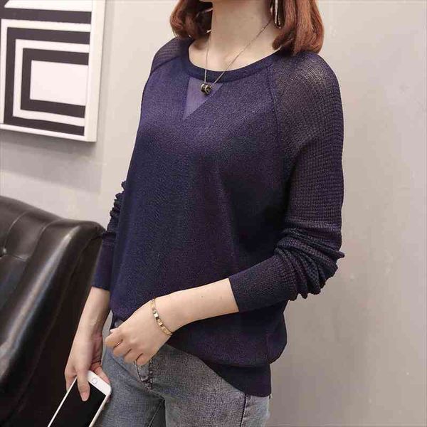 

plus size patchwork knitted pullover sweater women autumn fashion korean knitwear jumpers female oversize loose knit, White;black