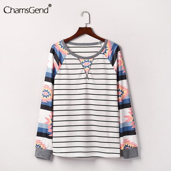 

women's blouses & shirts stripe print women 2021 autumn fashion shirt streetwear plus size casual long sleeve clothing, White