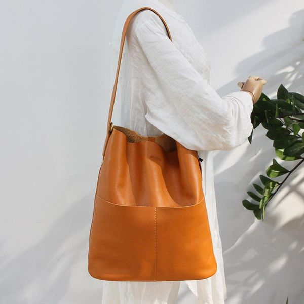 

evening bags luxury soft women shoulder bag 2021 genuine leather female casual large lady handbag real crossbody