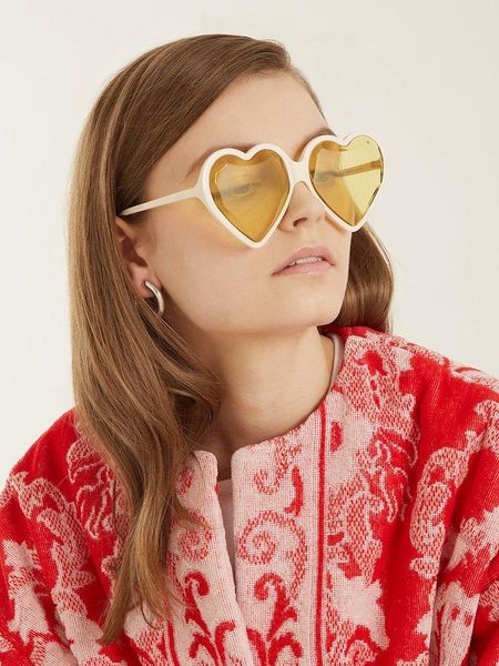 

sunglasses brand designer retro love heart colorful glasses cat eye sun ladies shaped women oculos uv400, White;black