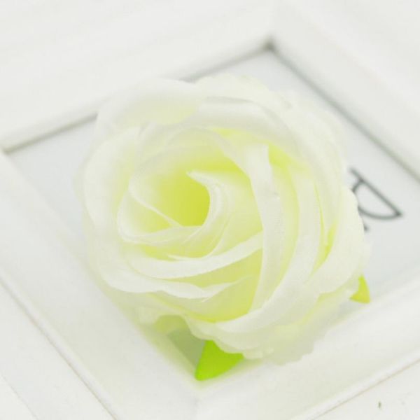 

5pcs small silk rose bud artificial collage wedding decoration flower party supplies stickers diy wreath gift craft jllvor