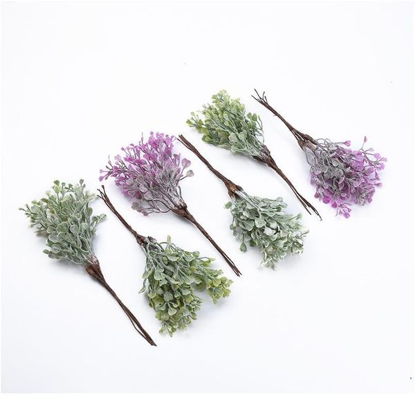 

6pcs vases for home decor christmas decorative flowers wreaths wedding bridal accessories clearance diy gifts artificia jllvdt