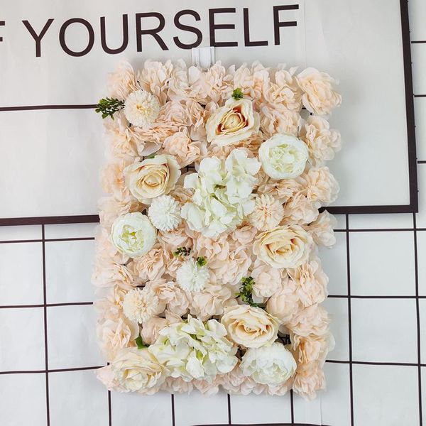

decorative flowers & wreaths 40*60cm artificial rose flower row wedding background wall decoration arrangement po studio decor
