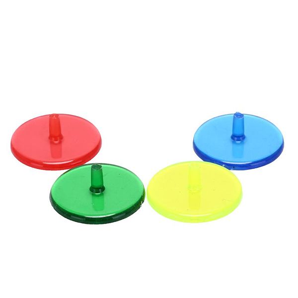 

golf training aids 50pcs transparent plastic ball mark position markers assorted color maker base accessories