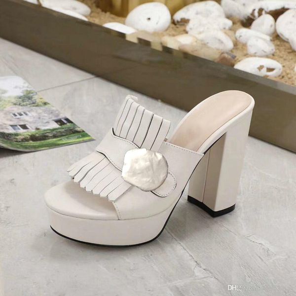 

sandal the latest fashion goddess slope heel sandals comfortable feet beautiful elegant temperament you are worth waterproof 34-42, Black