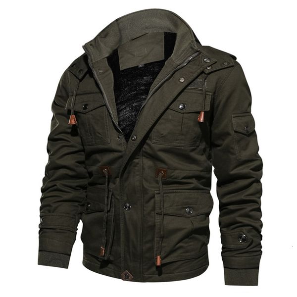 

men's jackets drop winter fleece warm hooded coat thermal thick outerwear brand male jacket mens clothing upga, Black;brown