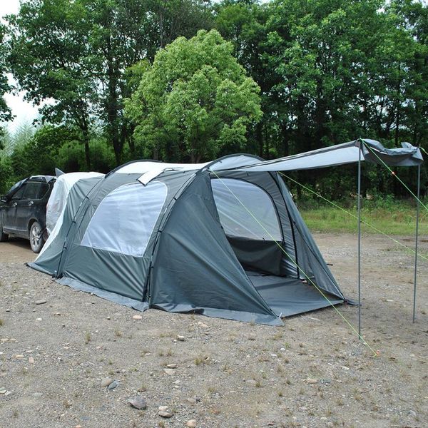 

tents and shelters 5-8 person car tent waterproof awning sun shelter folding camping canopy ultralight beach shield heavy duty