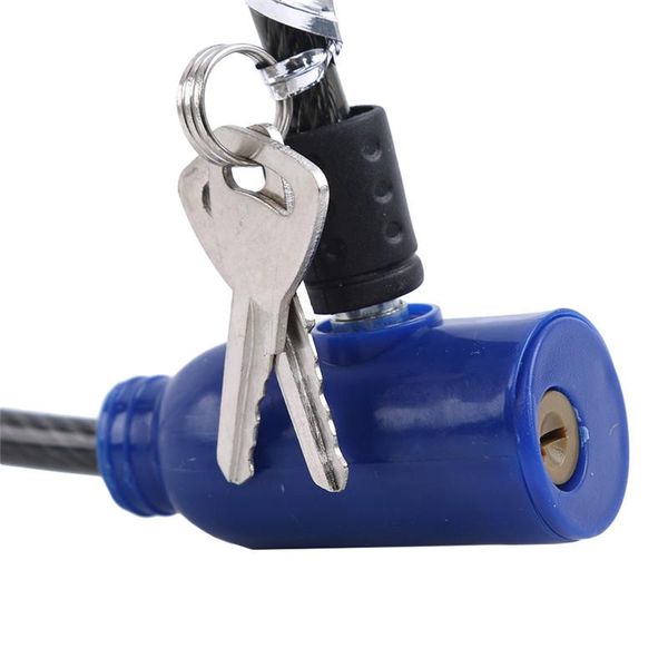 

bike locks multifunctional bicycle lock exquisite steel cable outdoor supplies anti-theft mountain wire with key
