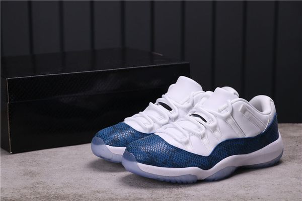 

jumpman 11s low cut shoes navy blue snakeskin basketball shoe sport