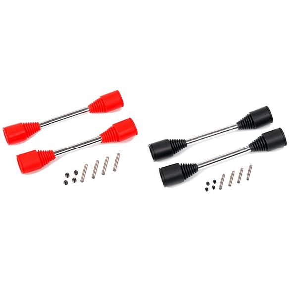 

drones 4 pcs 9mm dogbone drive shaft set fit for 1/5 hpi rovan km baja 5b 5t 5sc rc car parts-850671 red & black