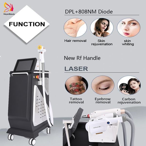 

2021 picosecond laser tattoo pigment removal q switch 808nm diode three wavelengths are suitable for all skin types 755nm 1064nm 808 dpl opt, Black