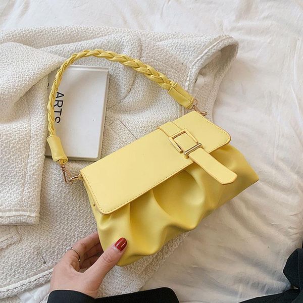 

evening bags summer fashion casual solid color handbags for women 2021 pu leather female shoulder bag simple style small crossbody