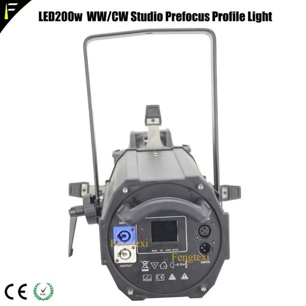 

effects theater fixed focus led 200w imaging profile studio light cold white or warm 2in1 19/26/36 beam degree optional