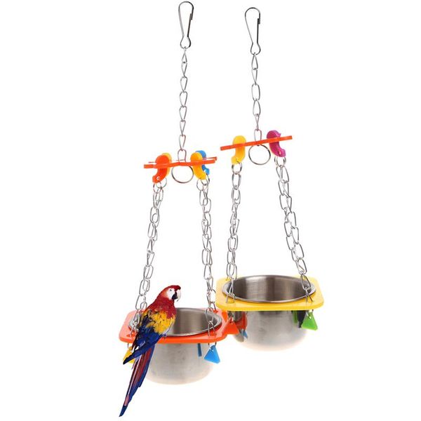 

other bird supplies birds parrots hanging feed bowl swing cage toys for parakeet cockatiel cockatoo