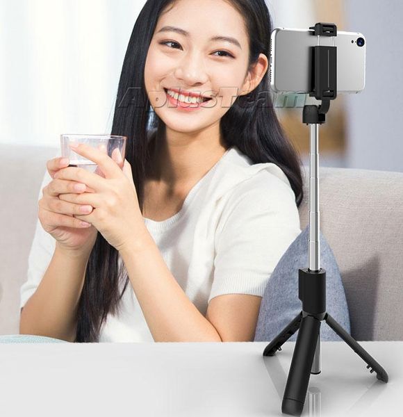 P50 Bluetooth Selfie Sopa Telefon Monopod Için Selfie Sopa Tripod Telefon Için Iphone Smartphone Sopa Stand Pod Tripe Dağı Klips