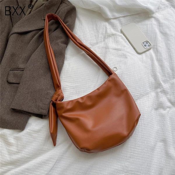 

cross body [bxx] women knotted strap soft quality pu leather personality all-match crossbody shoulder bag fashion tide 2021 18a1705