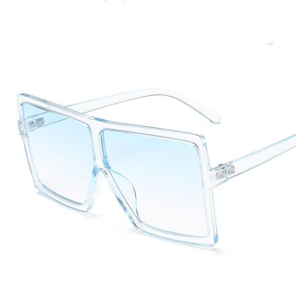 

glasses oversized sunglasses big female brand designer sunglasses frame for plastic women uv400 square sun fsuxw, White;black