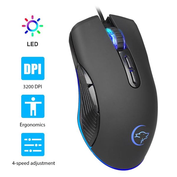 

mice ywyt wired mouse 4 colors glow 800/1200/1600/2400 dpi deskg830 7 keys gaming for mac os windows 7/8/10/2000