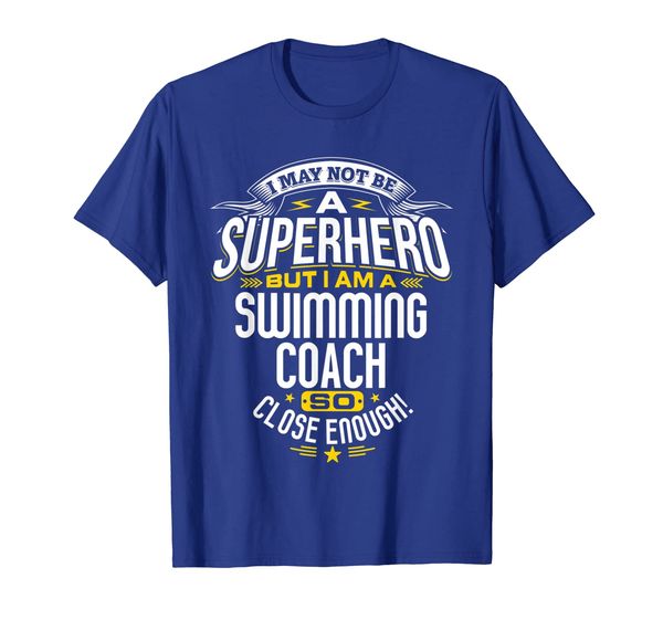 

swimming coach tshirt gift idea superhero swimming shirt, White;black