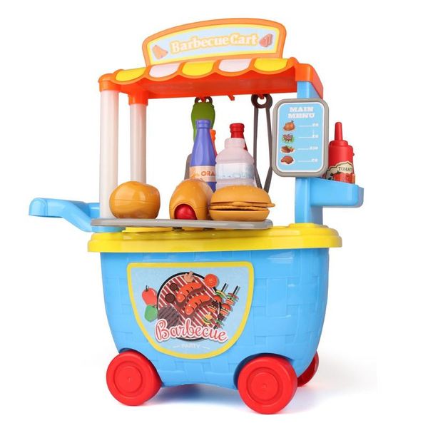 

barbecue hamburger toys ice cream ice cream bucket car play house kitchen cooking simulation barbecue children men and women