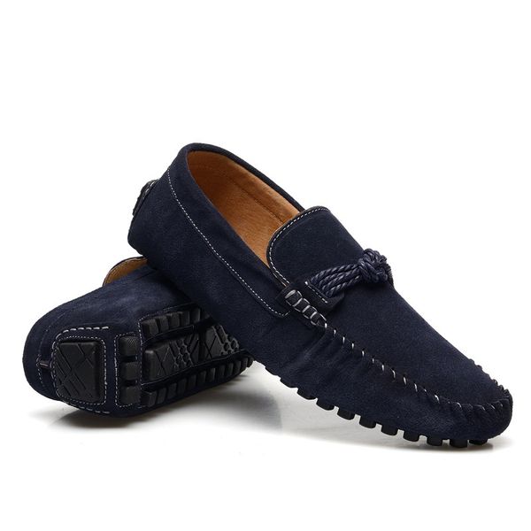 

2020 new factory direct sales spring new mens genuine leather doug shoes classic comfortable driving shoes drivers shoes wholesale, Red;white