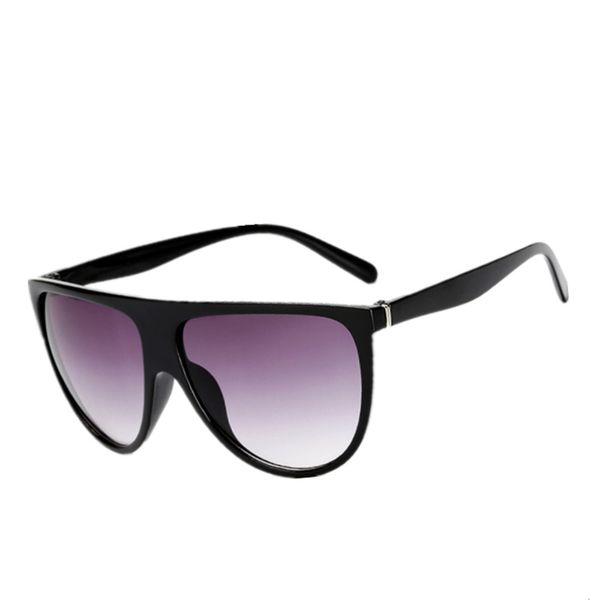 

new sunglasses, fashion glasses, large square women's color film sunglasses, White;black