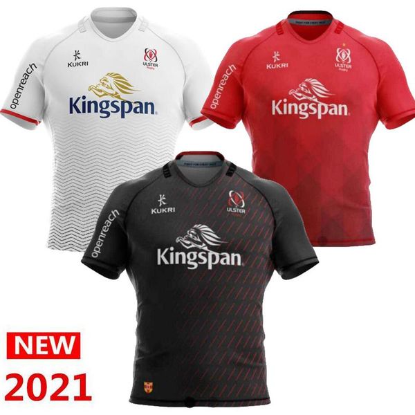 

men's t-shirts 2021/2021 ulster home and away training shorts jersey size: s-5xl print custom name number the quality is perfect., White;black