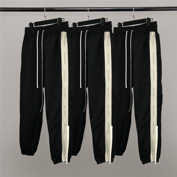 

2021 new pants men women casual side white stripe daniel patrick sweatpants dp tracksuit jogger trousers wdf9, Black