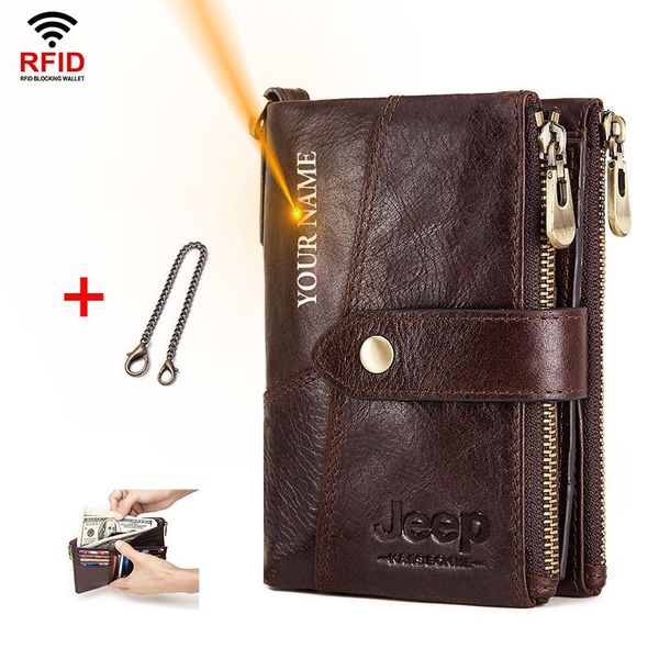 

wallets engraving 100% cowhide leather men wallet coin purse small mini card holder chain portfolio portomonee luxury male pocket, Red;black
